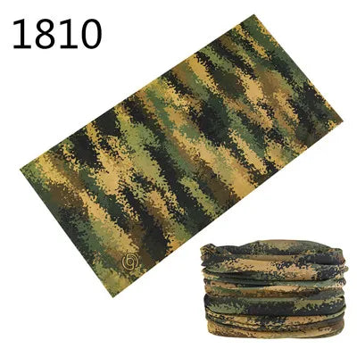 Camouflage Seamless Magic Bandana Buffs Neck Gaiter Paisley Headband Cycling Fishing Tube Face Shield Men Women Scarf Mask Cap - Premium neck gaiter from Lizard Vigilante - Just $5.99! Shop now at Lizard Vigilante