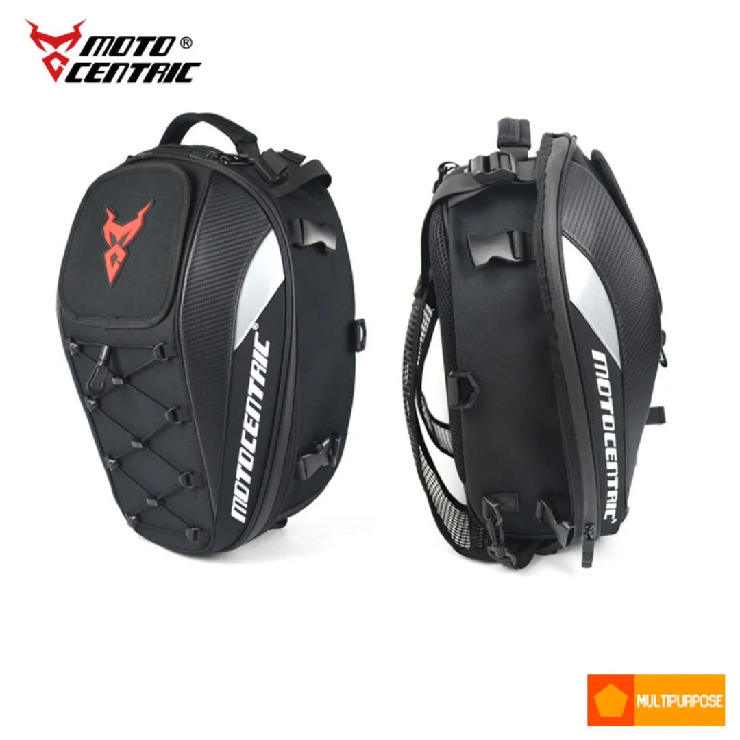 Waterproof Motorcycle Backpack | Large Capacity Biker Rear Seat Bag | Moto Travel Tail Bag - Premium backpack from Lizard Vigilante - Just $52.88! Shop now at Lizard Vigilante