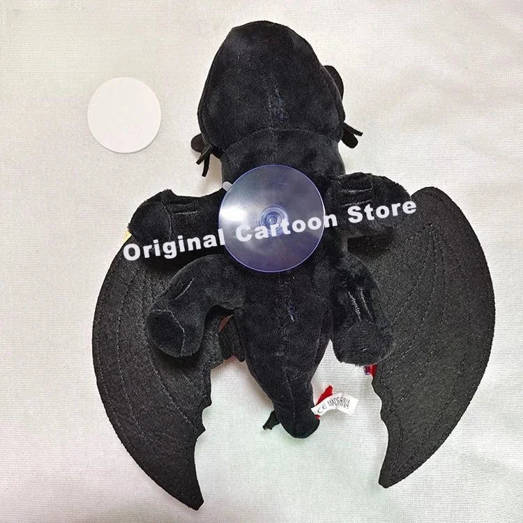 Black Flying Dragon Plush Car Roof Toy – Fun Motorcycle Helmet & Car Interior Decoration - Premium car decoration from Lizard Vigilante - Just $17.88! Shop now at Lizard Vigilante