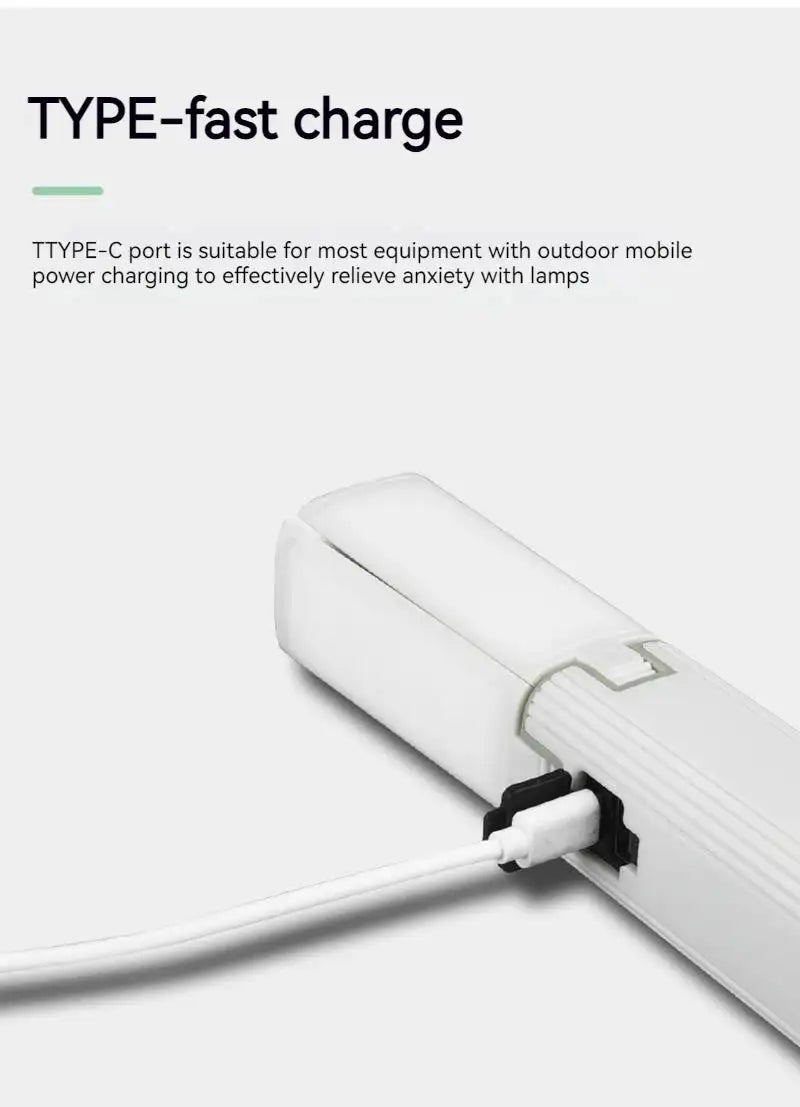 Protable Rechargeable Camping Light Tent Chandelier Ultra Long Life Multi-function Flashlight Folding Hand Lamp