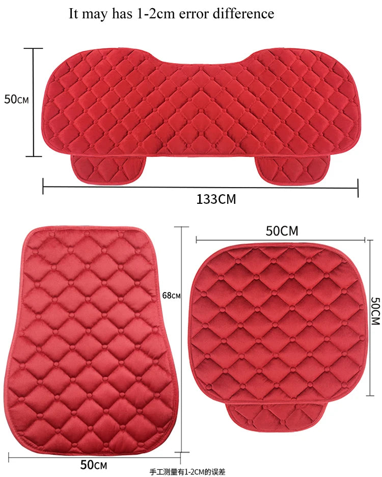 Premium Artificial Fur Car Seat Covers for Renault Kadjar F3 X45 - Front & Rear Velvet Cushions - Premium seat covers from Lizard Vigilante - Just $14.99! Shop now at Lizard Vigilante