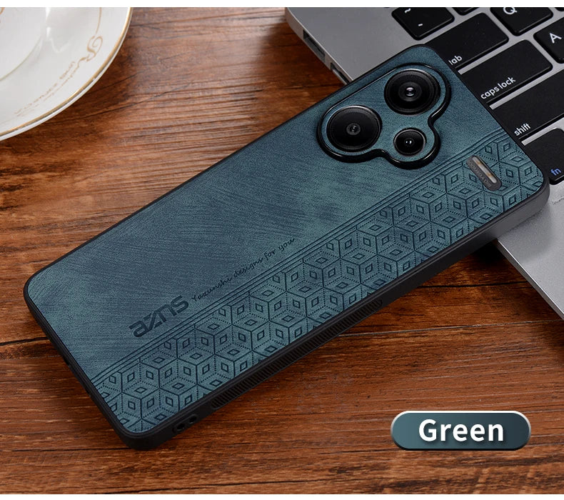 For Xiaomi Redmi Note 13 Pro Plus Чехол для back cover Skin Feel Shockproof Leather Case Soft Funda For Redmi Note 13 Pro Plus