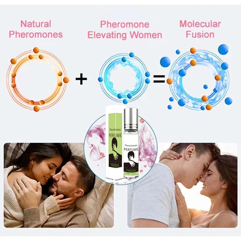 Long Lasting  Pheromone Perfume for Man Attract Women Pheromone Infused Essential Oil Pheromone Oils Unleash Enchanting Charm