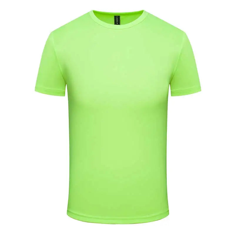 The Ultimate Quick-Dry Round Neck T-Shirt – Large Size Men's & Women's Breathable & Comfy Polyester Tee (Up to 4XL) for Casual Adventures - Premium t-shirt from Lizard Vigilante - Just $23.88! Shop now at Lizard Vigilante