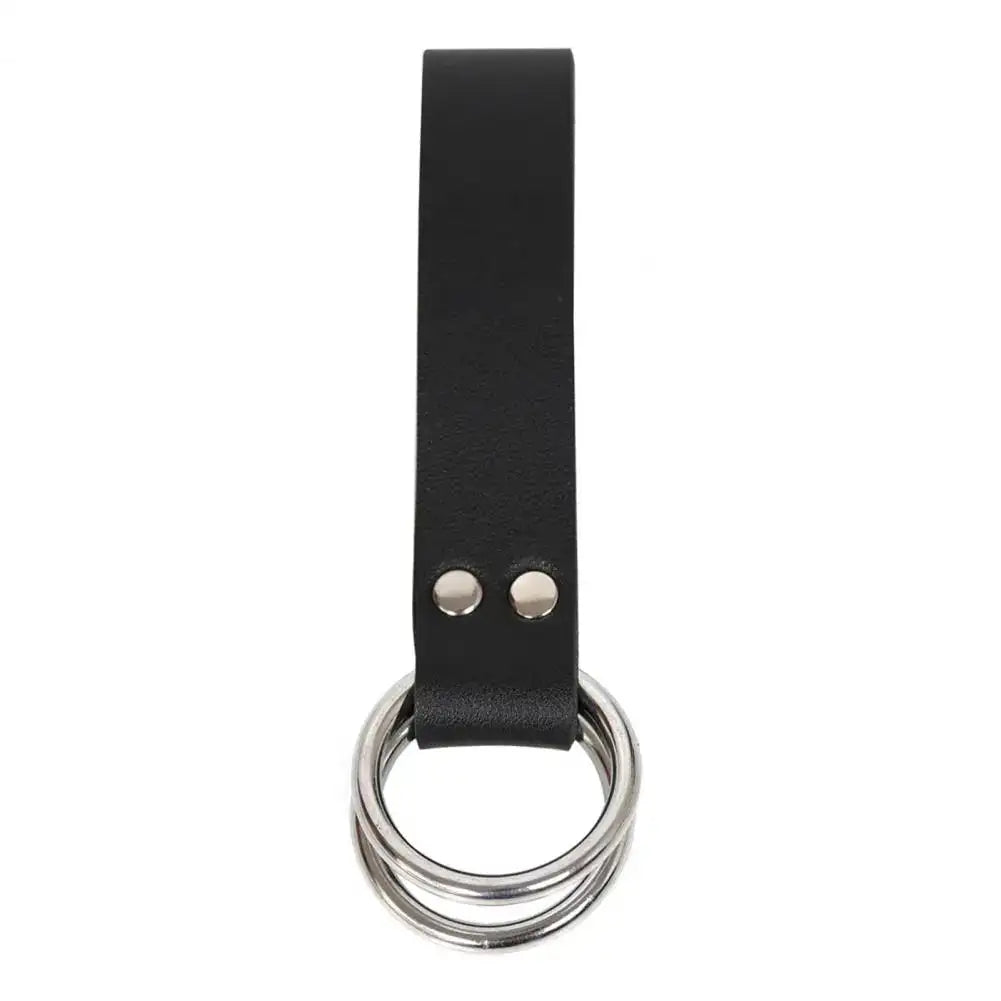 Skirt Hook Strap Medieval Belt Skirt Hikes Double Ring Faux Leather Loop Renaissance Accessory for Women's Long Dress Fixation