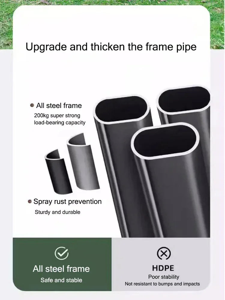 RoadBeast 200KG Foldable Camping Sofa Cart — Heavy-Duty Handcart & Rolling Outdoor Couch for Car Camping, Festivals & Campsites