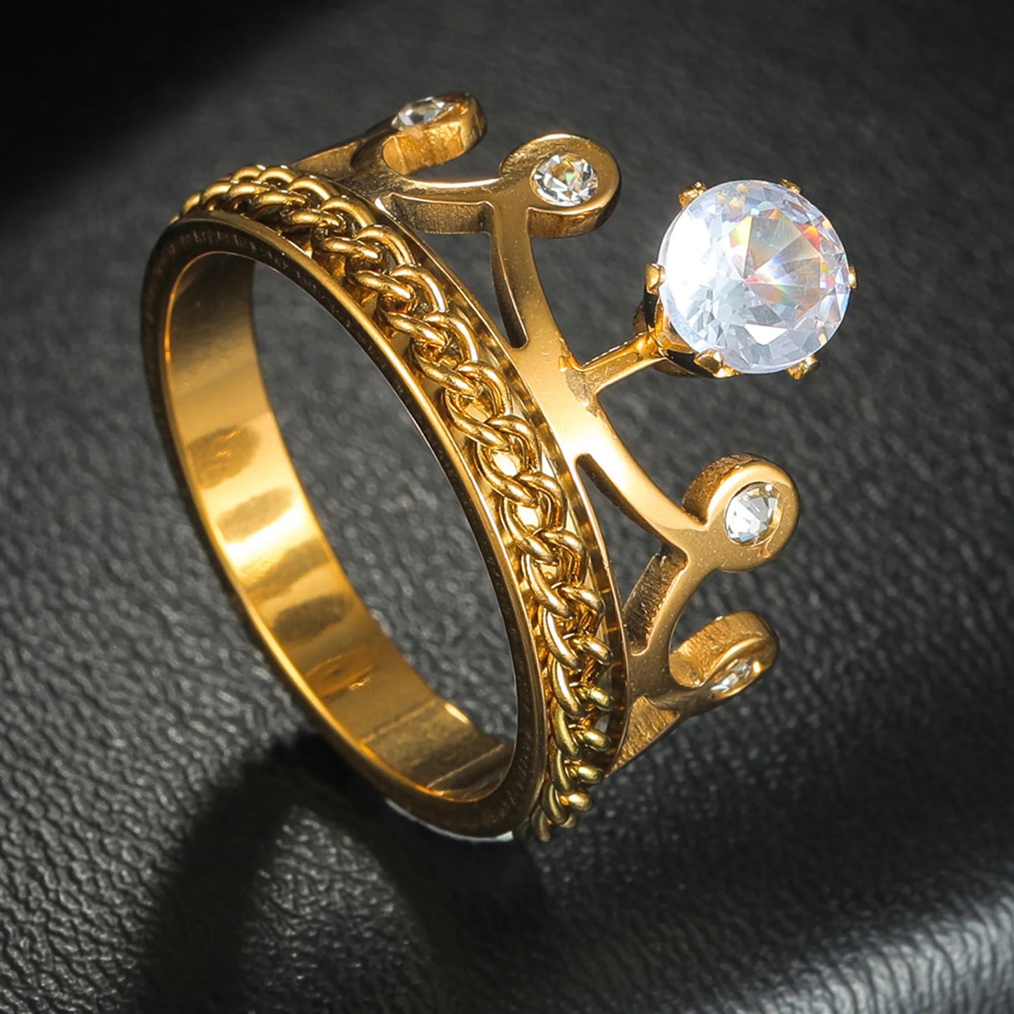 Top Band Mechanical Wheel Rock Gear Ring: 8mm Stainless Steel Comfort Fit Jewelry for Men & Women