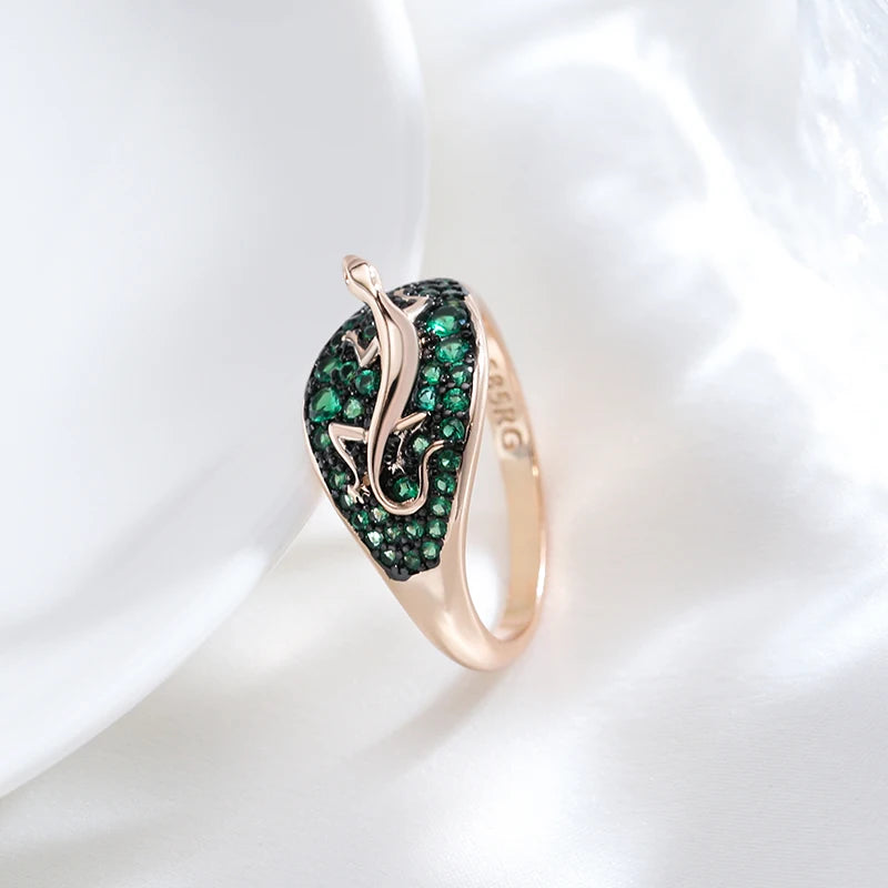 Kinel Lizard Ring: A Unique and Eye-Catching Statement Piece - Premium ring from Lizard Vigilante - Just $23.88! Shop now at Lizard Vigilante