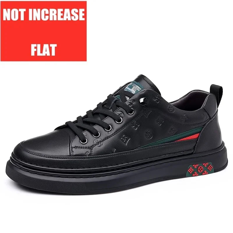 SKYWALKERS: Gravity-Defying Leather Elevators – Ascend to Legendary Heights (5cm Boost!) - Premium shoes from Lizard Vigilante - Just $71.08! Shop now at Lizard Vigilante