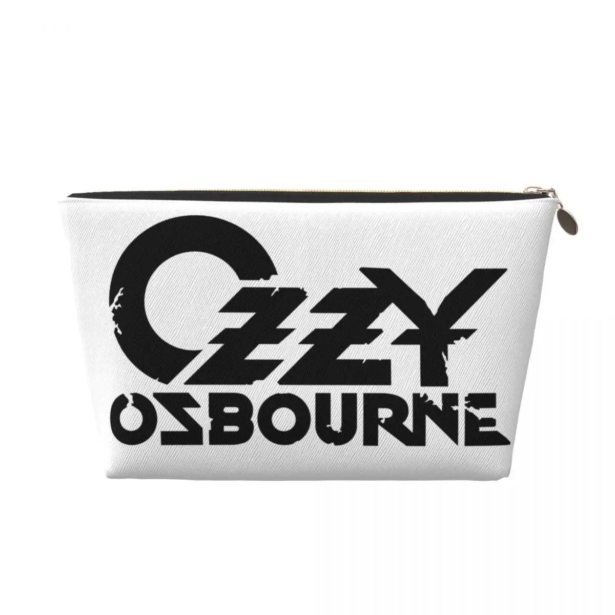 Custom Heavy Metal Rock Ozzy Osbourne Travel Toiletry Bag for Women Makeup Cosmetic Organizer Beauty Storage Dopp Kit - Premium makeup bag from Lizard Vigilante - Just $20.99! Shop now at Lizard Vigilante