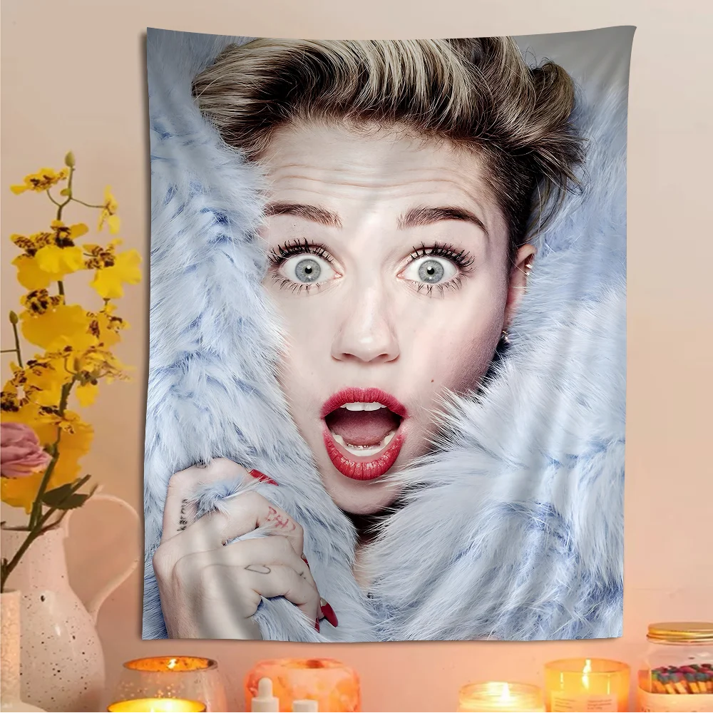 “Plastic Hearts & Power Chords” Miley Cyrus Album Wall Tapestry – Heavy Cotton Print for Rockcore Bedrooms, Hippie Hangouts & Hollywood Havoc - Premium poster from dsers - Just $34.99! Shop now at Lizard Vigilante