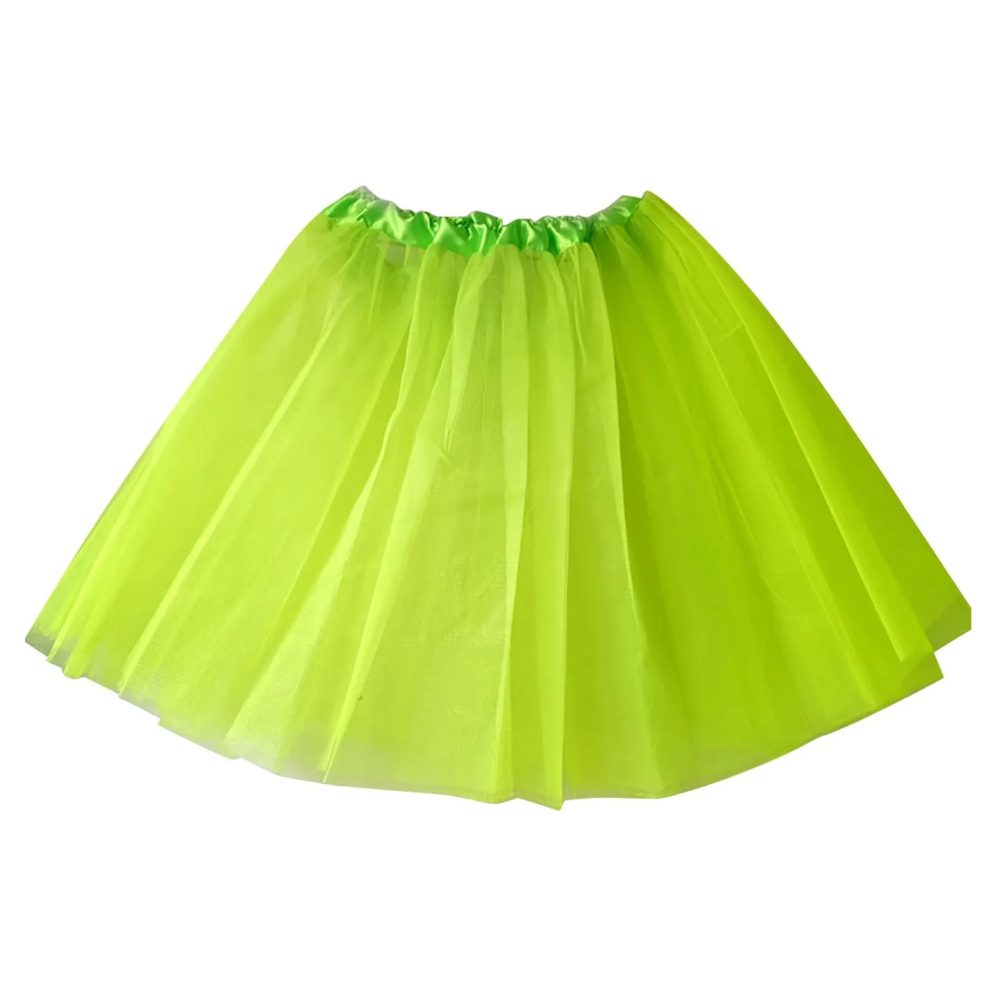 Women’s Fluffy Mini Tutu Skirt – Classic Pleated Dancewear - Premium tutu from Lizard Vigilante - Just $17.99! Shop now at Lizard Vigilante