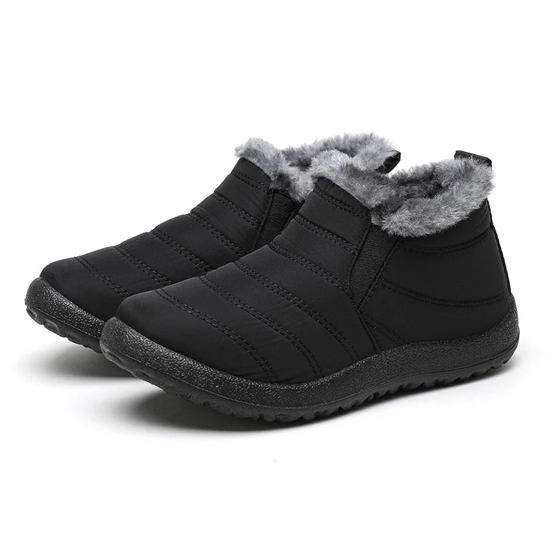 Winter-Ready Snow Boots for Men – Comfortable, Waterproof, and Insulated Ankle Boots for Work and Play! - Premium boots from Lizard Vigilante - Just $28.88! Shop now at Lizard Vigilante