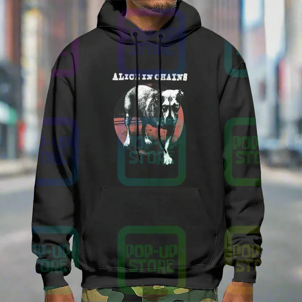 Alice in Chains Three-Legged Dog Hoodie – Retro Vintage Full-Sleeve Sweatshirt for All Seasons - Premium hoodie from Lizard Vigilante - Just $44.88! Shop now at Lizard Vigilante