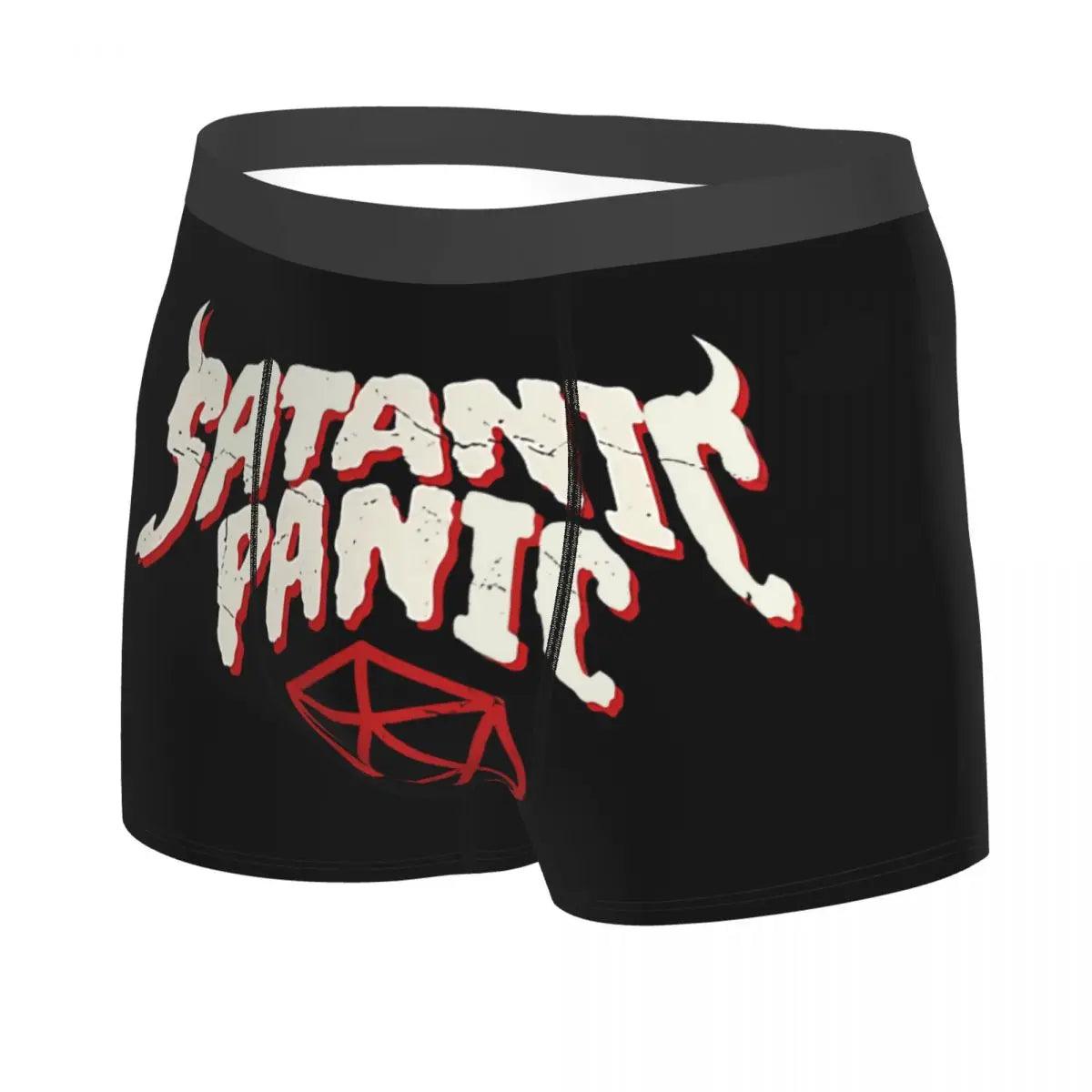 Satanic Panic Man's Boxer Briefs DnD Game Highly Breathable Underwear High Quality Print Shorts Birthday Gifts - Premium demon underwear from Lizard Vigilante - Just $23.49! Shop now at Lizard Vigilante