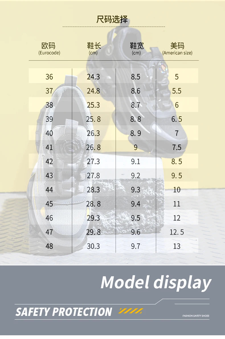 “NO SLACK, NO LACES” | Men’s Tactical Soft-Sole Steel Toe Work Sneakers – Anti-Smash, Anti-Puncture, Zero Excuses - Premium shoes from dsers - Just $72.99! Shop now at Lizard Vigilante