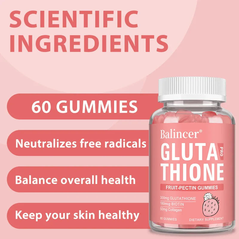 Collagen with Glutathione, Advanced Hydrolyzed Formula for Optimal Absorption, Skin, Hair, Nails & Joints, Natural Antioxidant