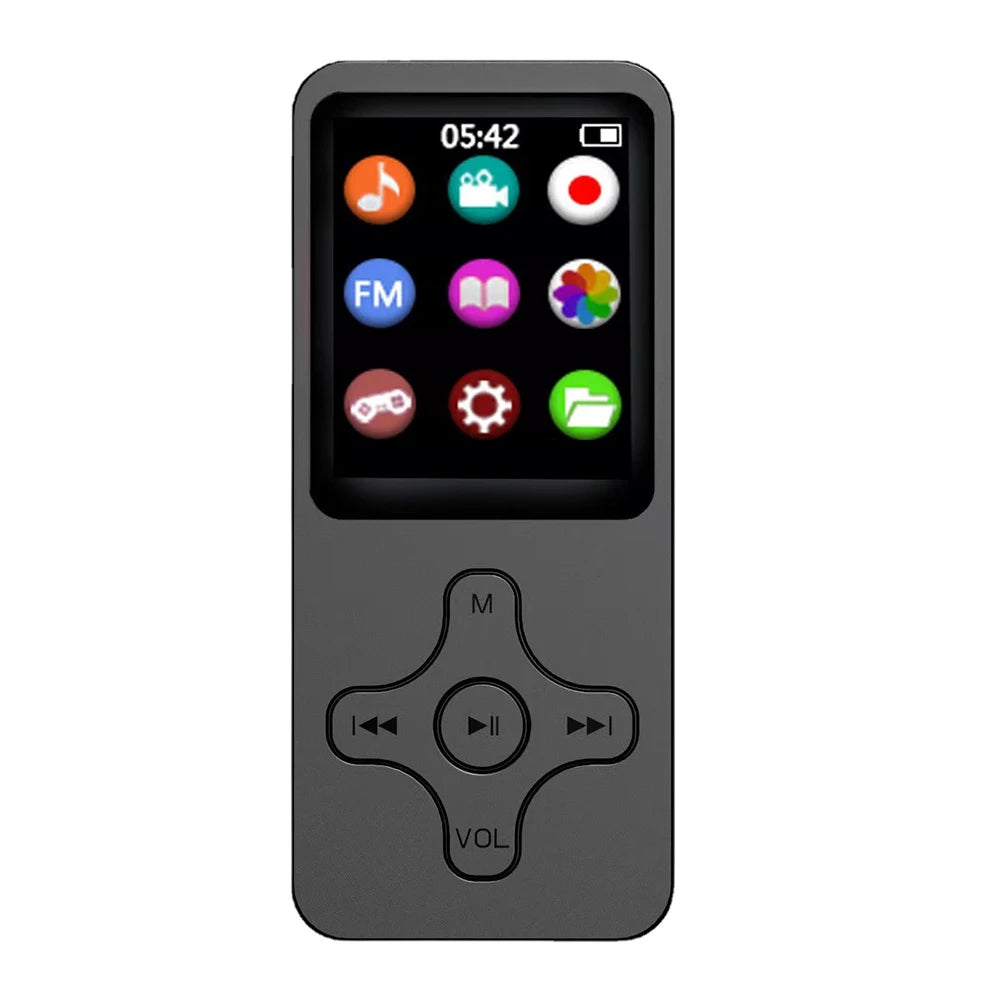 Bluetooth 5.0 MP3 Music Player with FM Radio, E-Book Reader, Voice Recorder – Compact 1.8" Screen MP4 Player - Premium mp3 player from Lizard Vigilante - Just $23.99! Shop now at Lizard Vigilante