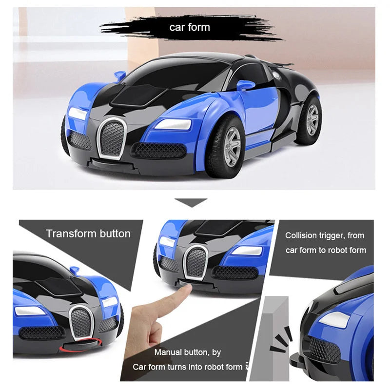 One-Click Transforming Robot Toy Car – Interactive Diecast Shape-Shifting Model for Kids - Premium toy from Lizard Vigilante - Just $23.88! Shop now at Lizard Vigilante