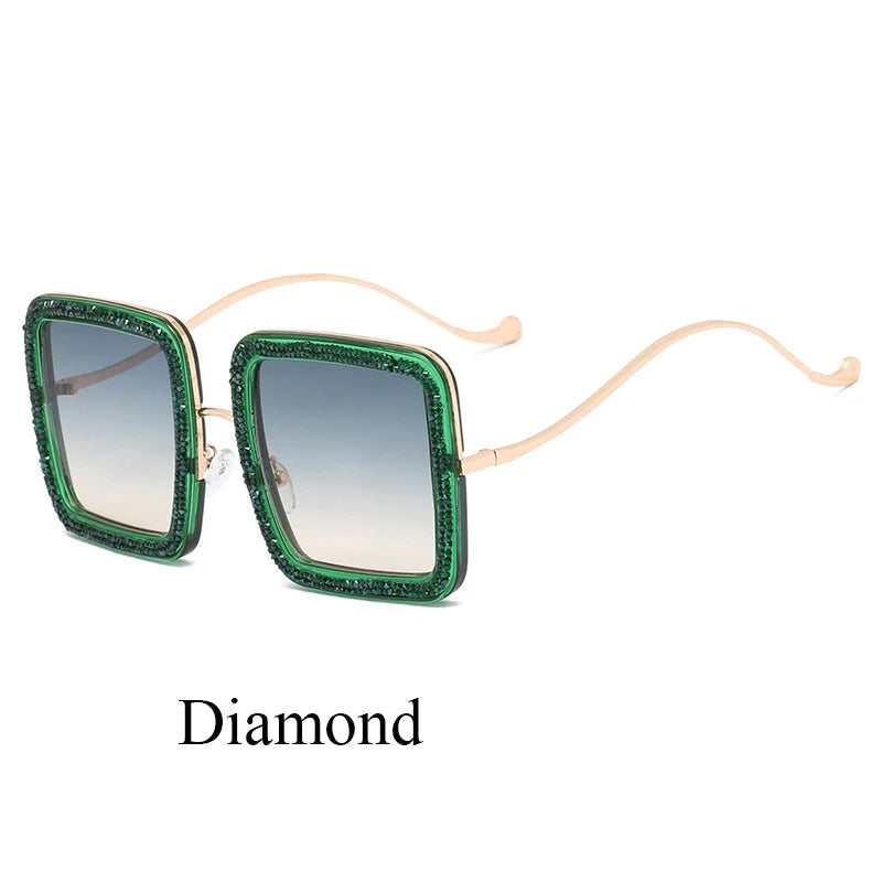 Glitter Vortex Shades – Rockstar Ice-Out Sunglasses for Unapologetic Legends - Premium shades from Lizard Vigilante - Just $26.99! Shop now at Lizard Vigilante