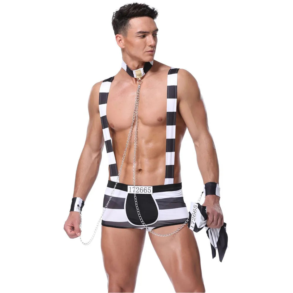 Stripper Male Underwear Men Erotic Uniforms Police Rob Halford Waiter Doctor Roleplay Porn Costumes Nightclub Outfit Husband Date Lingerie Set - Premium Underwear from Lizard Vigilante - Just $42.99! Shop now at Lizard Vigilante