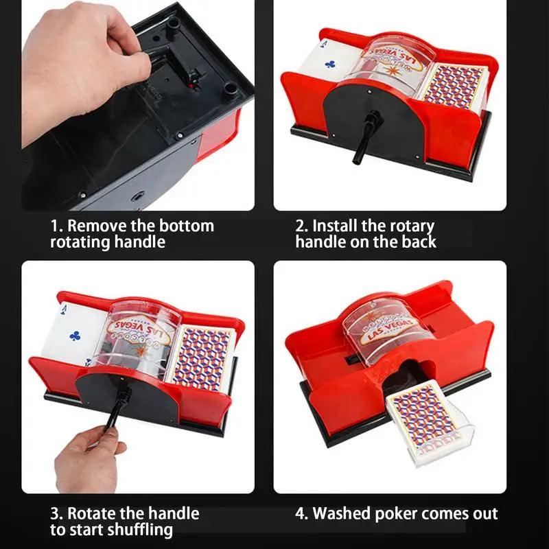 NEW Card Shuffler Automatic Shuffle Machine for Playing Cards Fully Playing Card Shuffle Machine Playing Card Shuffler Mixer - Lizard Vigilante