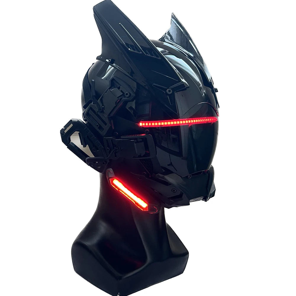 Cyberpunk Mask Cosplay  Futuristic Cool Technology Led Helmet For Dj Music Festivals/Stage Performances/Photography Props - Premium  from Lizard Vigilante - Just $119.99! Shop now at Lizard Vigilante