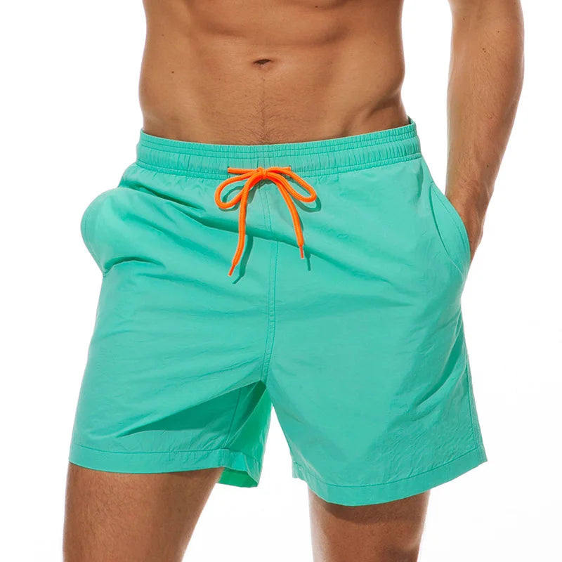 ESCATCH  Hot Sale Swimming Shorts Men Surf Board Summer Sport Beach Shorts De Bain Homme Swimwear Pants Quick Dry Solid Swimsuit - Premium  from Lizard Vigilante - Just $60.99! Shop now at Lizard Vigilante