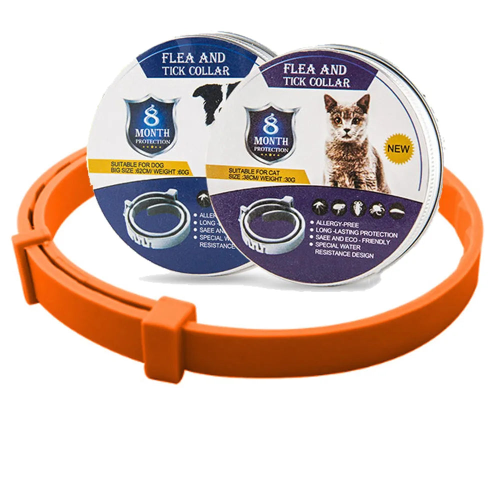 Easy To Use, Dog and Cat Anti-Flea & Tick Collar – 8-Month Protection for Pets - Premium flea collar from Lizard Vigilante - Just $22.88! Shop now at Lizard Vigilante