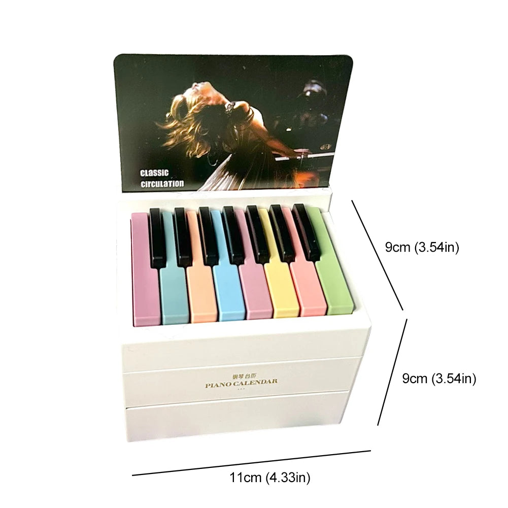 Harmony Haven: Playable Taylor Piano Desk Calendar 2024 - Premium calendar from Lizard Vigilante - Just $63.88! Shop now at Lizard Vigilante