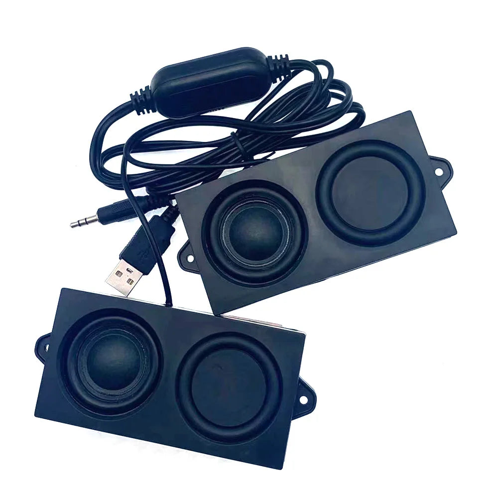 Portable Bluetooth Speaker Multimedia USB Stereo Loudspeaker Mini Music Player Surround Bass Box for pc Laptops Notebook Mobile