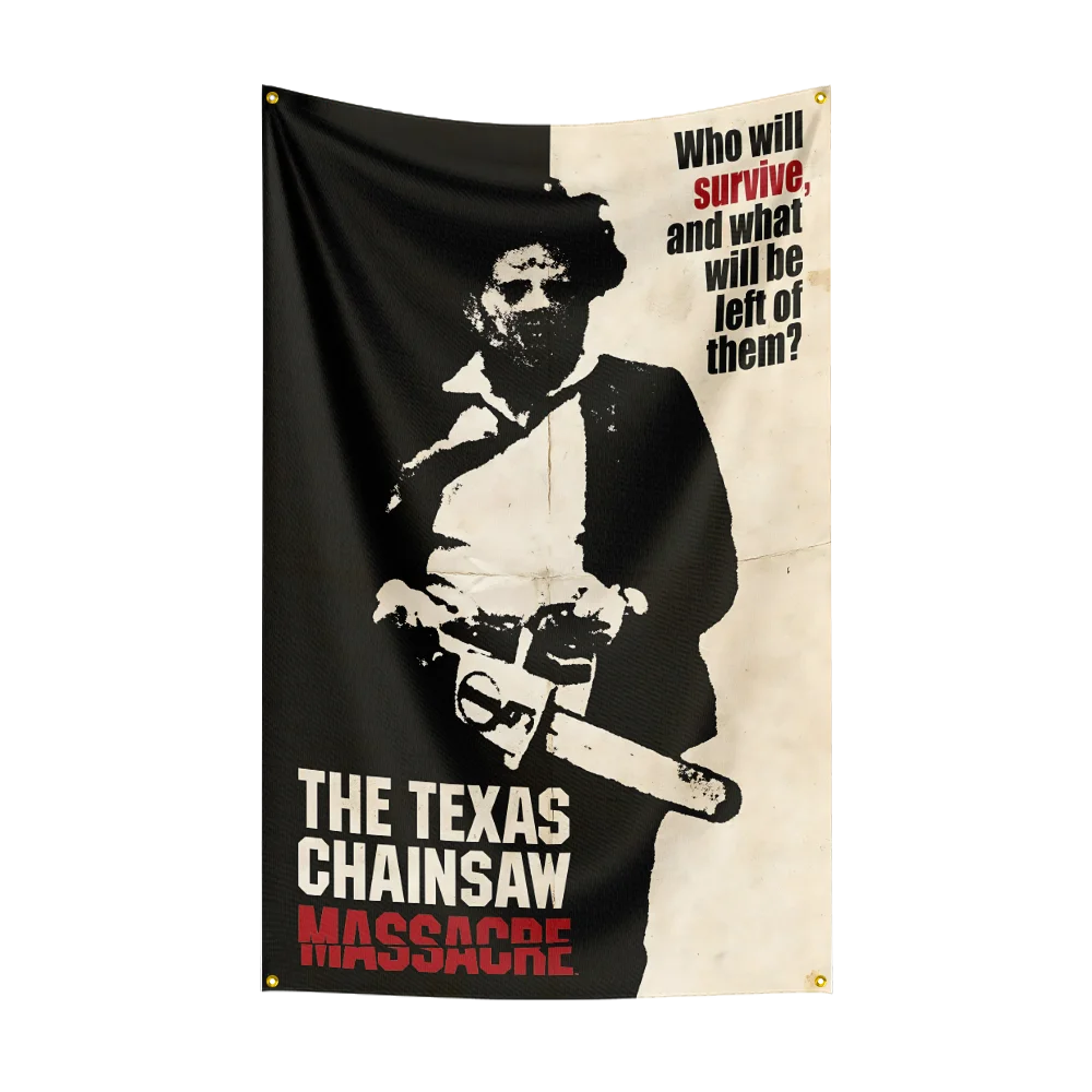 Texas Chainsaw Massacre Flag - 3x5 Ft Classic Horror Movie Banner, Halloween Wall Decor, Polyester Hanging Poster - Premium flag from Lizard Vigilante - Just $15.99! Shop now at Lizard Vigilante