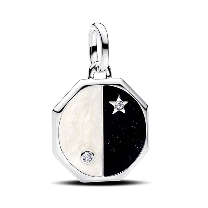 925 Silver Valentine's Day Snake Year Series Pendant Suitable for 925 Sterling Silver Original Women's Bracelet DIY Jewelry Gift