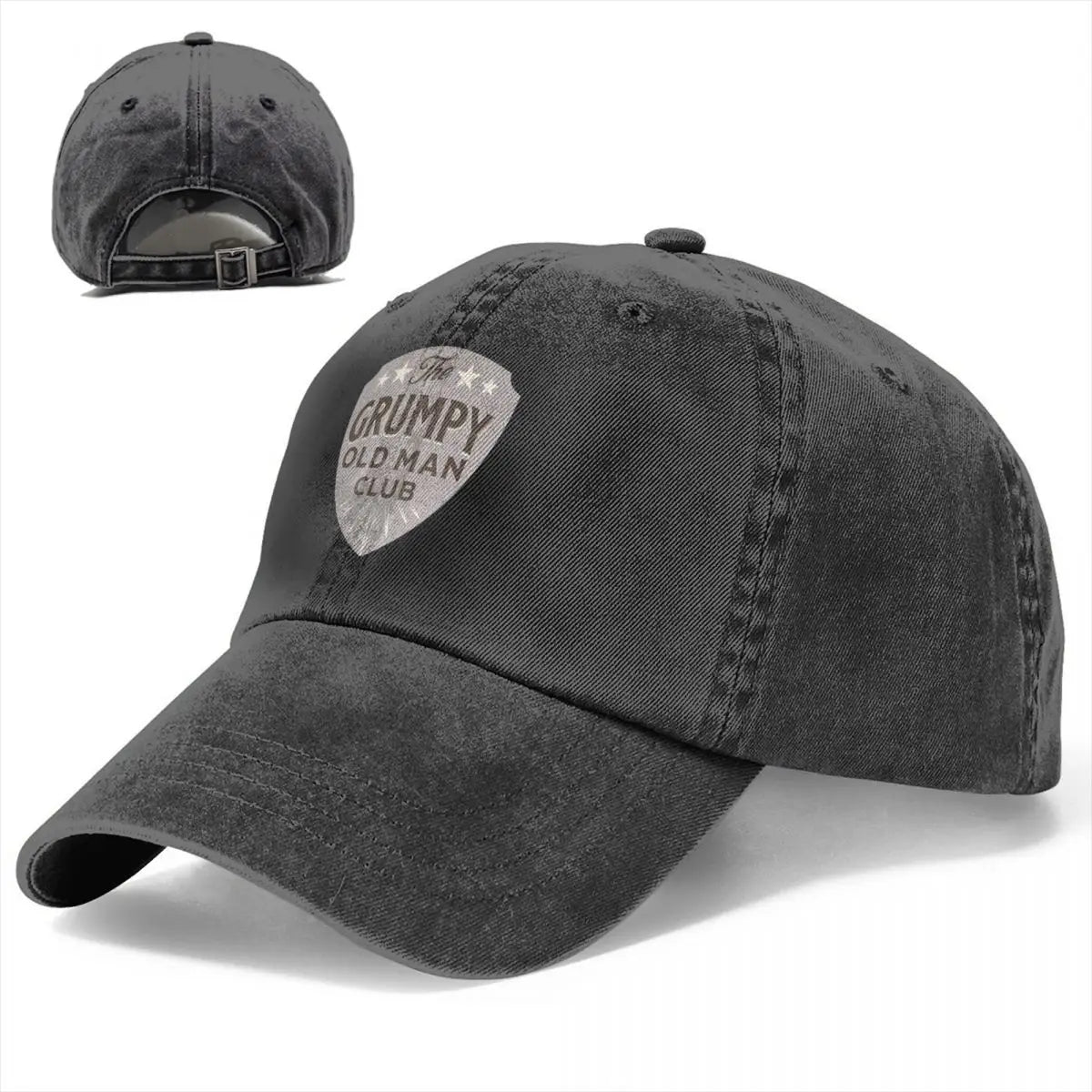 The Grumpy Old Man Club Baseball Cap – Classic Trucker Hat for Dad and Granddad - Premium T-Shirts from Lizard Vigilante - Just $23.88! Shop now at Lizard Vigilante