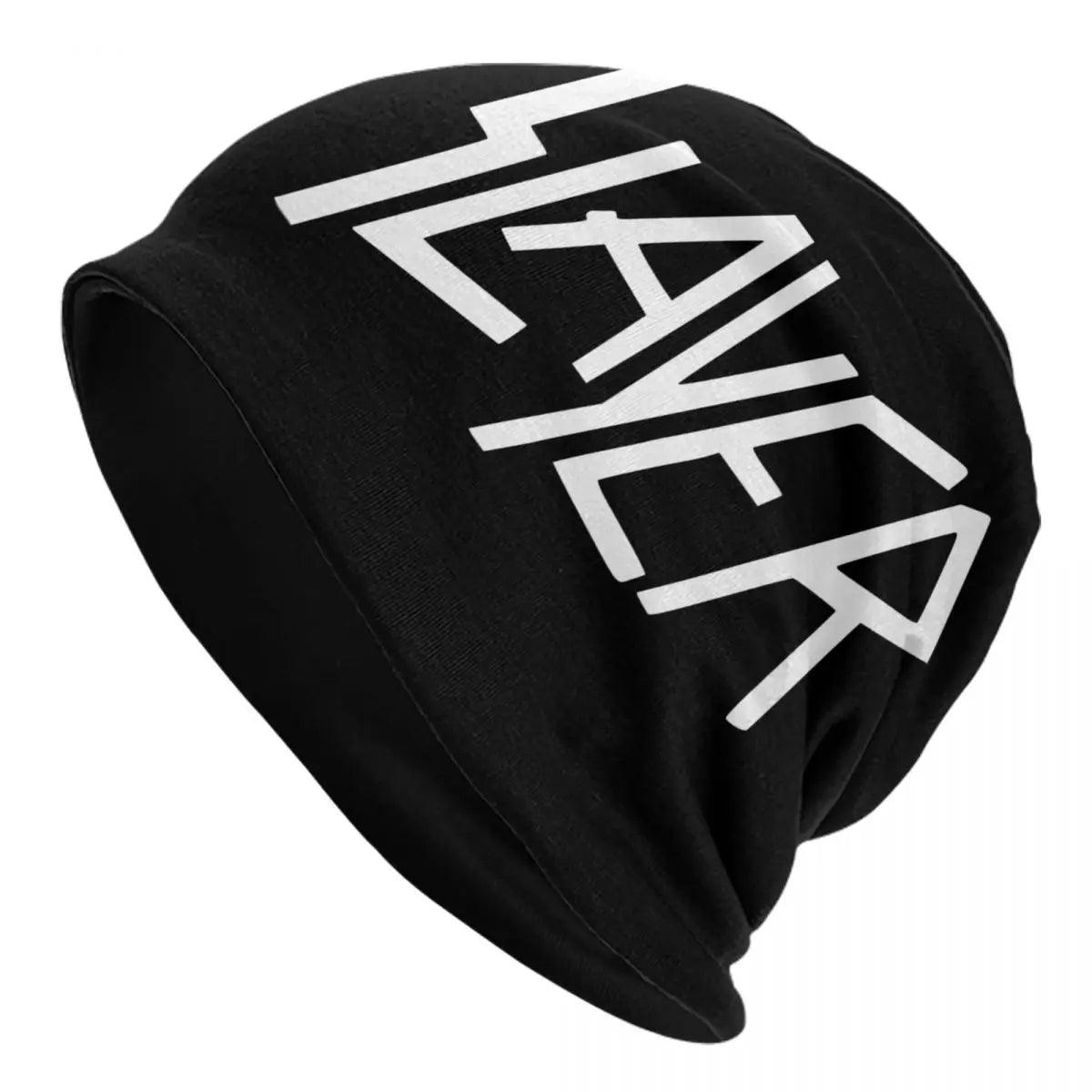 Winter Slayers Logo Street Beanies Warm Knitting Hat Women Men Caps Adult Heavy Metal Band Beanie Hats Outdoor Ski Cap - Lizard Vigilante