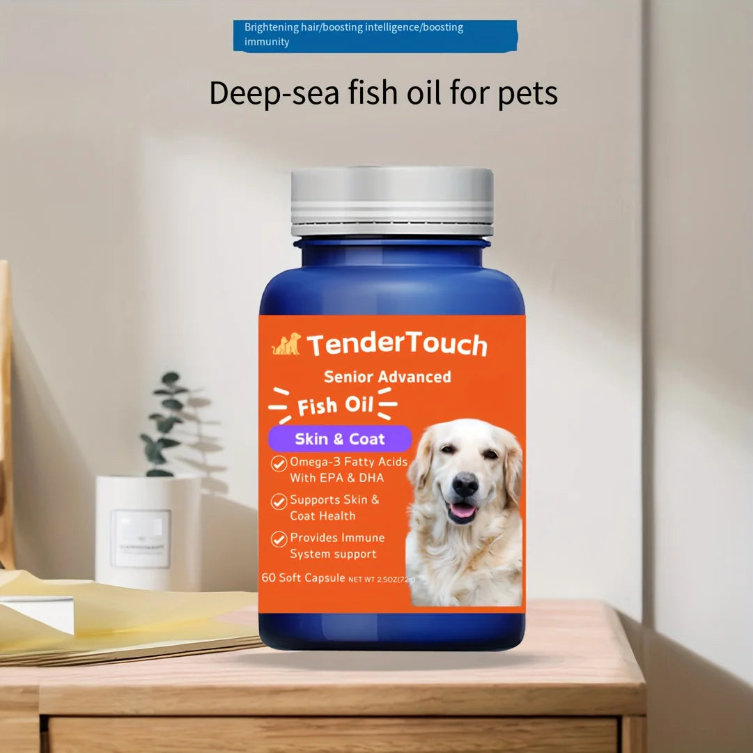 3-Pack(3 x 60 Count) - 180 Capsules- Amazing Omega 3 Fish Oil for Dogs and Cats - Omega 3 for Dogs and Cats Shedding - Premium fish oil from Lizard Vigilante - Just $47.77! Shop now at Lizard Vigilante