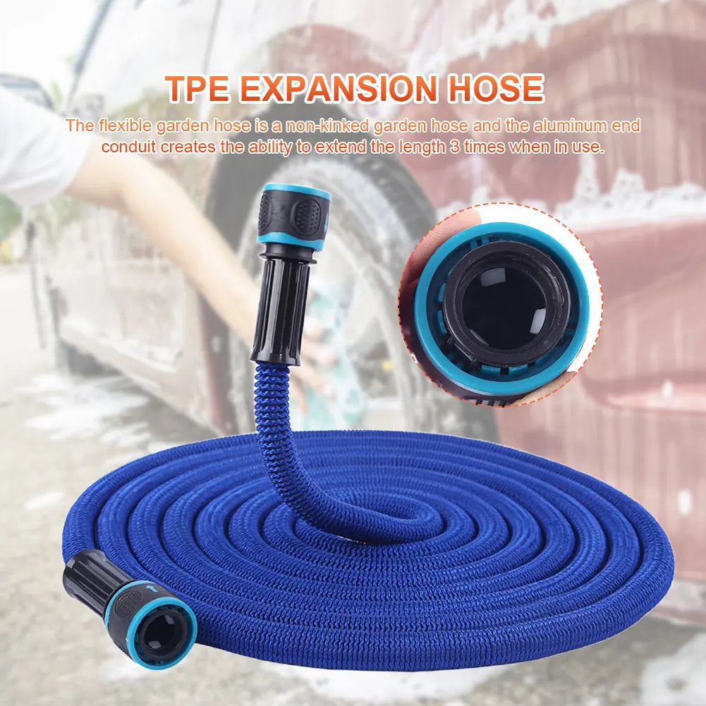 25FT-100FT Expandable Flexible Water Hose - Durable Garden Sprayer with No Kink Design - Premium hose from Lizard Vigilante - Just $28.99! Shop now at Lizard Vigilante