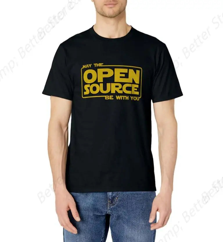 May Open Source Programming Funny DevOps Software Linux Java T-Shirt – Unisex Oversized Cotton Tee, Breathable & Casual for Summer - Premium tee from Lizard Vigilante - Just $26.66! Shop now at Lizard Vigilante