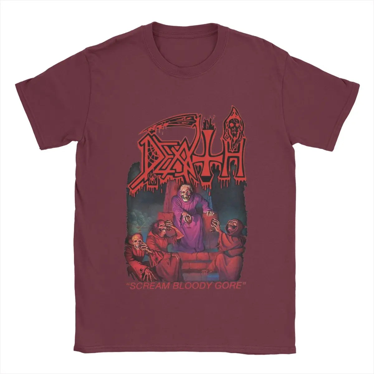 Death Rock Band "Scream Bloody Gore" T-Shirt – Men’s & Women’s 100% Cotton Funny Casual Tee - Premium T-Shirt from Lizard Vigilante - Just $23.88! Shop now at Lizard Vigilante