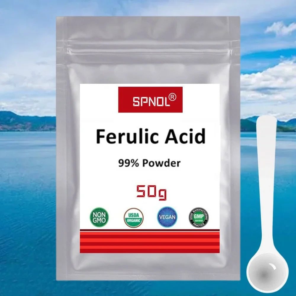 Hot Supply 99% Ferulic Acid Powder For Skin Whitening