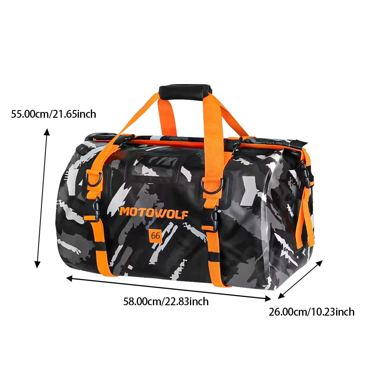 Ultimate Motorcycle Dry Bag – Waterproof Reflective Tail Duffle for Travel & Outdoor Adventures - Premium motorcycle dry bag from Lizard Vigilante - Just $57.99! Shop now at Lizard Vigilante