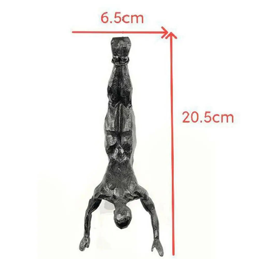 2024 Christmas Modern Simplicity Athlete Resin Sculpture Creative Climbing Man Wall Sculptures Hand-Finished For Wall Art Statue