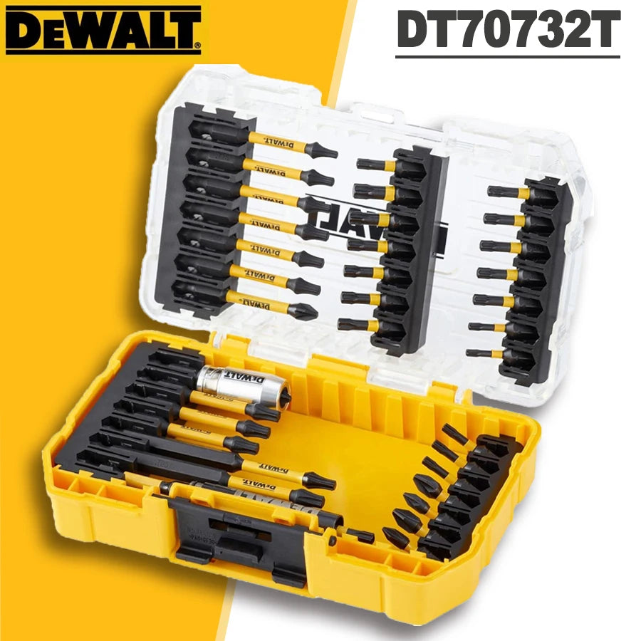 DEWALT DT70734T-QZ 29-Piece Screwdriver Bit Set – CNC Machined Precision with TSTAK Tough Case for Woodworking Pros and DIY Heroes - Premium bit set from Lizard Vigilante - Just $51.08! Shop now at Lizard Vigilante