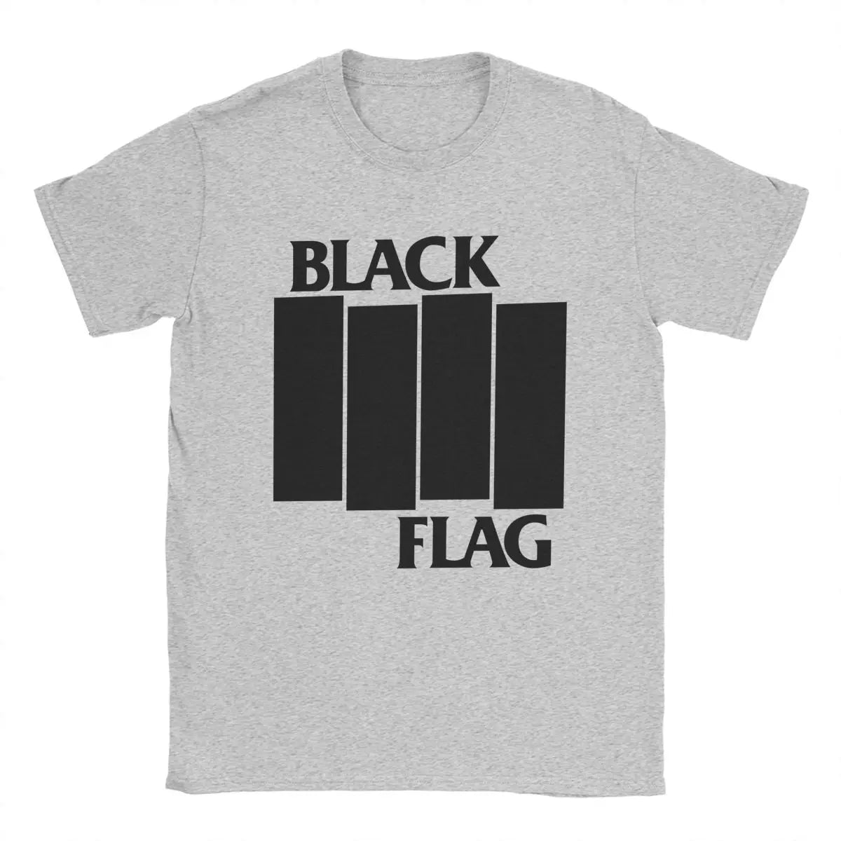 Cool Black Flag Logo T-Shirt – Men’s O-Neck Cotton Tee, Short Sleeve Classic Top, Plus Sizes S-6XL - Premium t-shirt from Lizard Vigilante - Just $21.99! Shop now at Lizard Vigilante