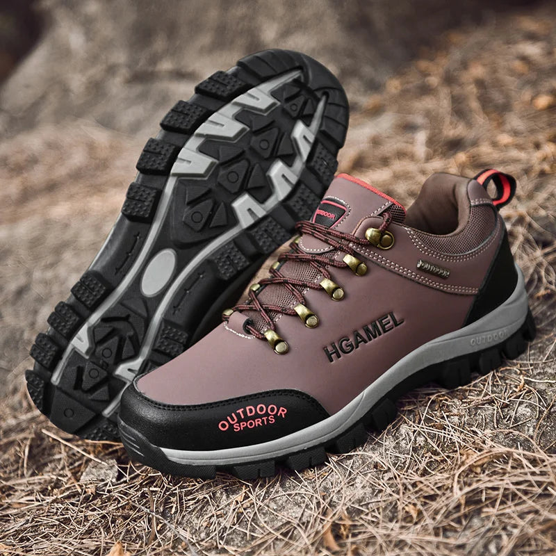 Outdoor Men Treking Shoes Breathable Climbing Hiking Sneakers Men Trainers Comfortable Walking Casual Shoes Men Camping Shoes - Premium  from Lizard Vigilante - Just $30.99! Shop now at Lizard Vigilante