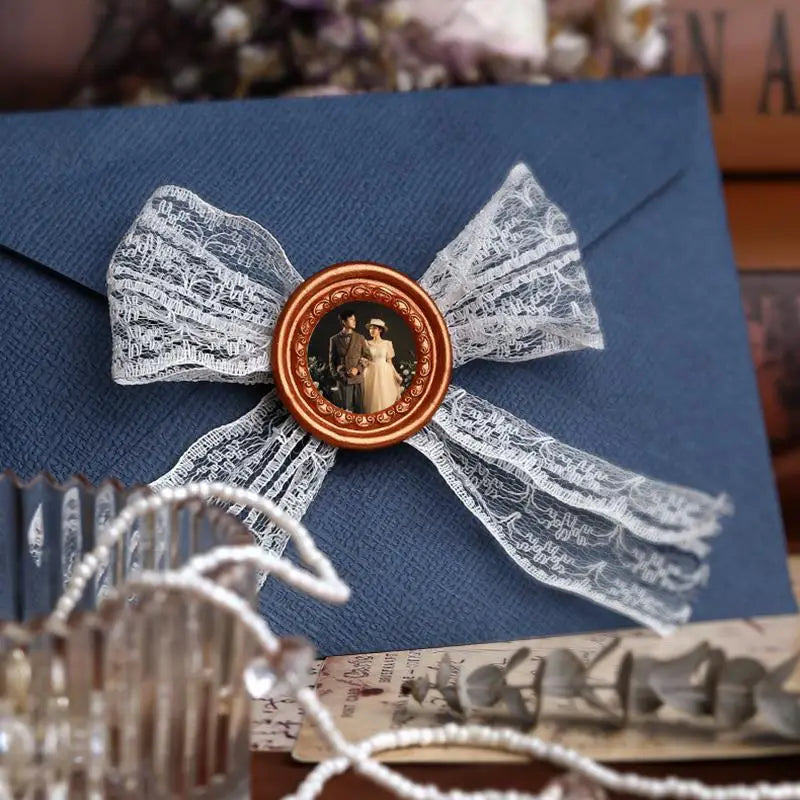 Photo Frame Series Sealing Wax Stamp Head Fire Paint Seal Wax Stamp Heads For DIY Scrapbooking Envelope Wedding Party Invitation