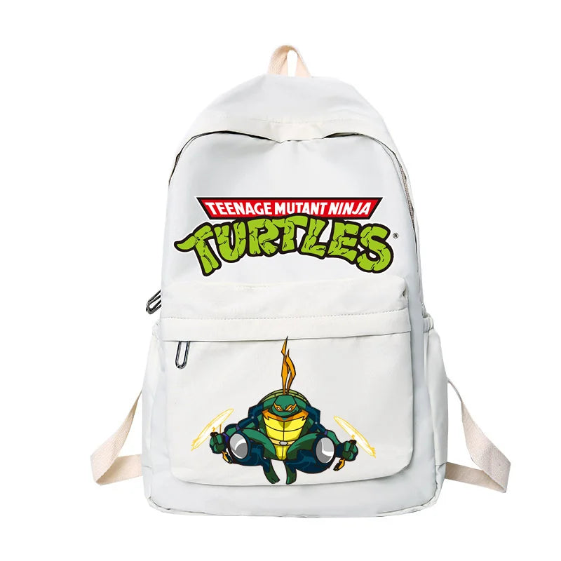 Ninja Turtles Waterproof Backpack – Solid Color High-Capacity Trendy School Bag for Kids - Premium backpack from Lizard Vigilante - Just $29.88! Shop now at Lizard Vigilante