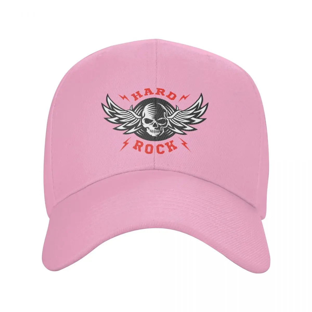 Skull Baseball Cap for Women Men Classic Rock Music Festival Logo Breathable Heavy Metal Skull Trucker Hat Outdoor - Lizard Vigilante