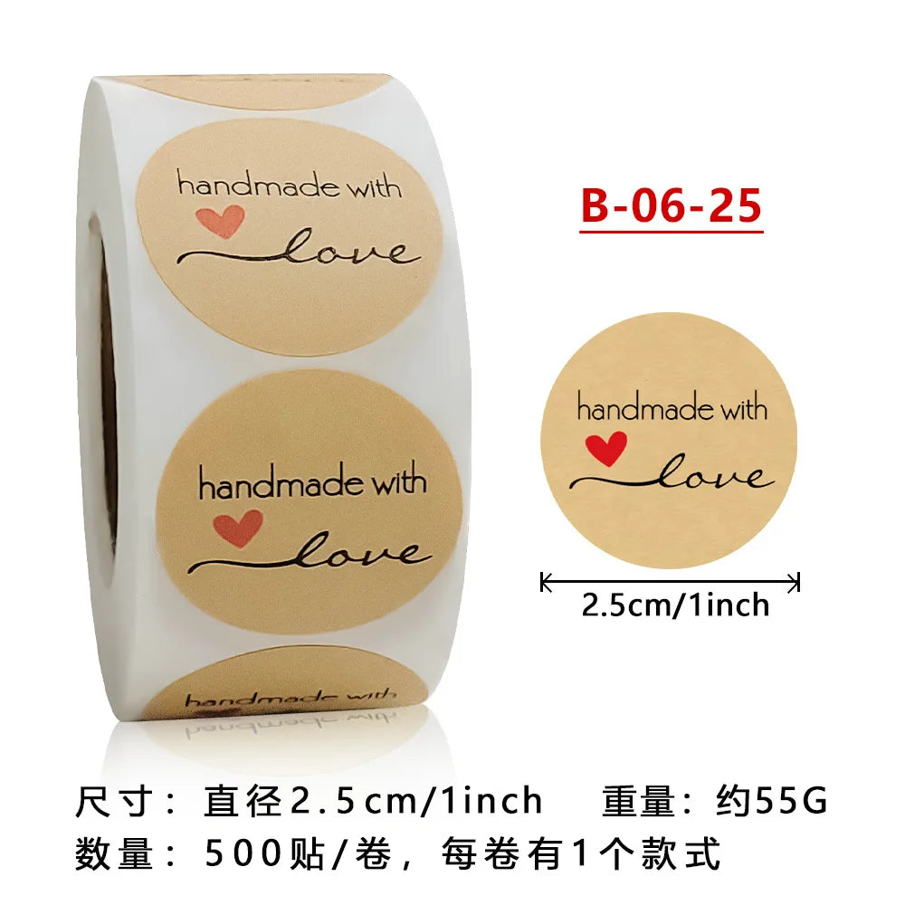 1.5 Inch Happy Easter Rabbit Stickers Sealing  Bunny Thank You  Sticker Roll for Gift Packging  Decor School Stationery Supplies