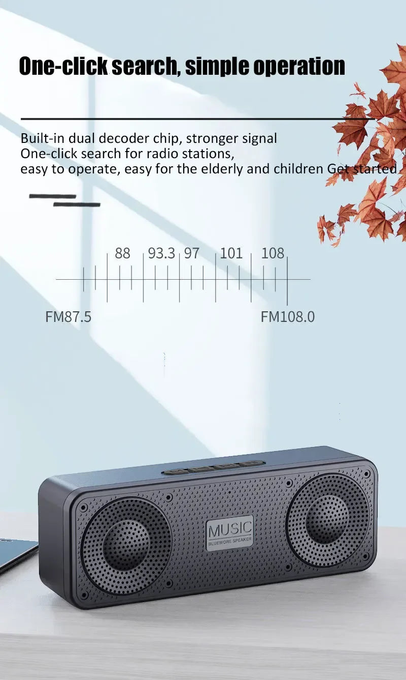 Bluetooth S18 Wireless Creative Smart Speaker Mobile Phone Audio Computer Subwoofer Outdoor Convenient Radio